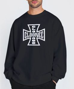 Sweatshirt Black Vintage Logo Cloonee Merch