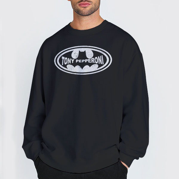 Vintage Logo Tony Pepperoni Batman Shirt 4 Sweatshirt Black Vintage Logo Tony Pepperoni Batman