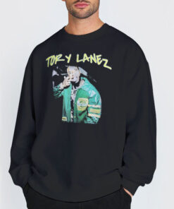 Sweatshirt Black Vintage Tory Lanez Mugshot