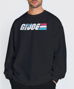 Sweatshirt Black Washed Logo GI Joe