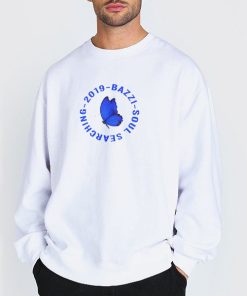 Sweatshirt white Bazzi Soul Searching Bazzi Merch Shirt