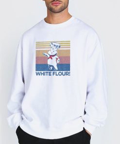 Sweatshirt white Chef Cat White Flour T Shirt