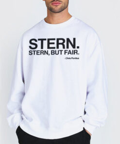 Sweatshirt white Classic Logo Chris Pontius Stern Stern but Fair