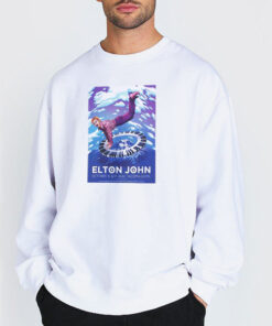 Sweatshirt white Farewell Yellow Brick Road the Final Tour Elton John Tacoma