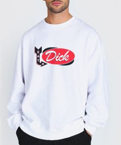 Sweatshirt white First of All Eat a Dick T Shirt