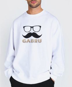 Sweatshirt white Funny Gabru T Shirt