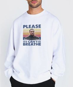 Sweatshirt white I Can'T Breathe Vintage George Floyd T Shirt