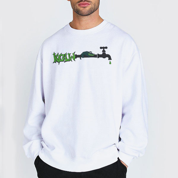 KGLW Dripping Tap King Gizzard Shirt 2 Sweatshirt white KGLW Dripping Tap King Gizzard Shirt