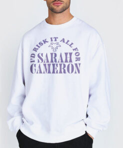 Letter Id Risk It All for Sarah Cameron Shirt 6 Sweatshirt white Letter Id Risk It All for Sarah Cameron