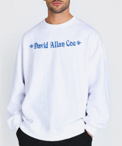 Letter Logo David Allan Coe T Shirt 6 Sweatshirt white Letter Logo David Allan Coe