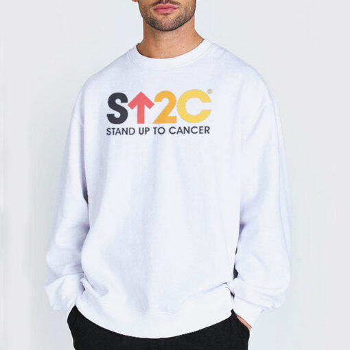 Sweatshirt white Logo Triblend Stand up to Cancer