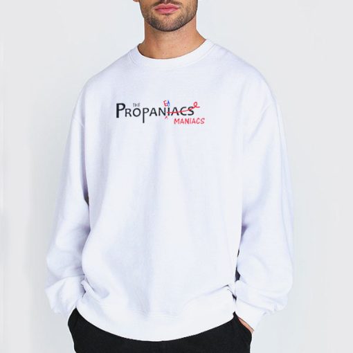 Sweatshirt white Maniacs the Propaniacs Shirt