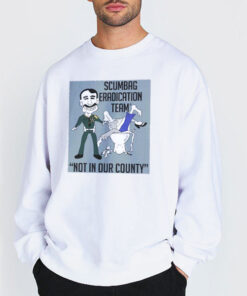 Mike Chitwood Scumbag Eradication Team Shirt 4 Sweatshirt white Mike Chitwood Scumbag Eradication Team