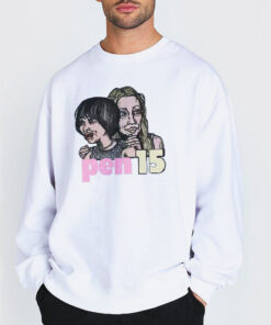 Sweatshirt white Parody Maya Erskin Heather pen15