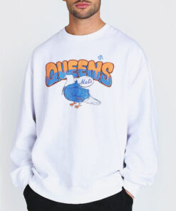 Pigeon Let's Go Mets Queens Shirt 6 Sweatshirt white Pigeon Let's Go Mets Queens