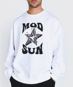 Sweatshirt white Rose Star Canada Tour Mod Sun Shirt