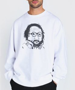 Sweatshirt white Sam Hyde Merch Wojak