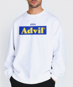 Typography Logo 1991 Advil Shirt