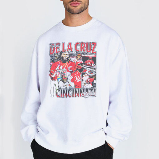 Sweatshirt white Vintage Cincinanati Reds Elly De La Cruz