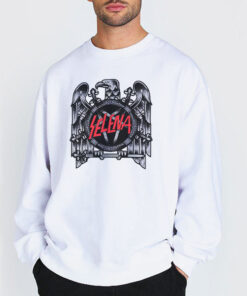 Sweatshirt white Vintage Falcon Graphic Slayer Selena