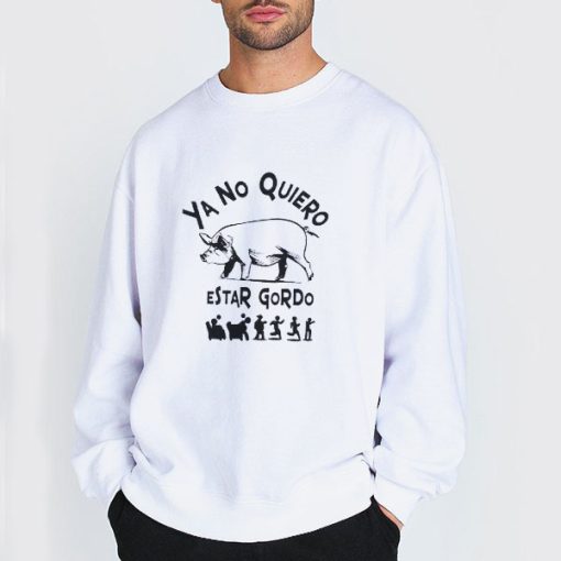 Sweatshirt white Vintage Ya No Quiero Estar Gordo Shirt