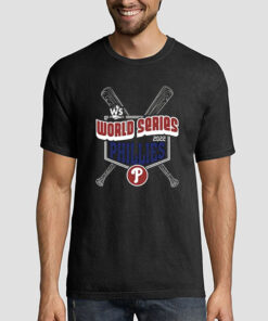 T shirt Black 2022 Philadelphia Phillies World Series