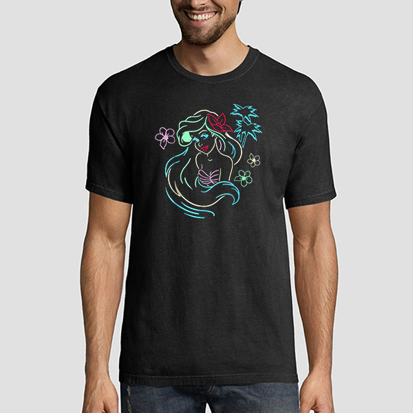 Ariel The Little Mermaid Tshirt Graphicteestore 