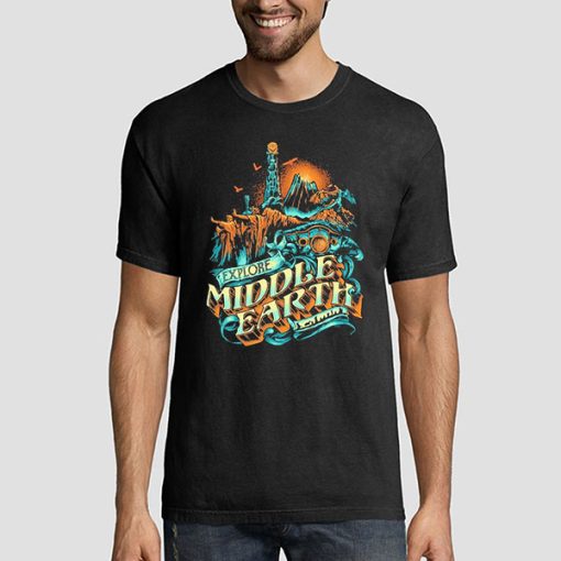 T shirt Black Blind Guardian Nightfall Middle Earth Sweatshirt