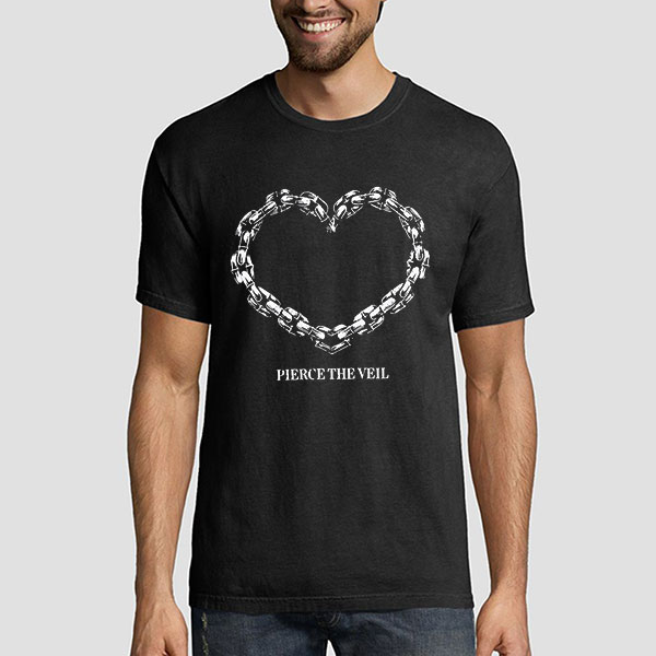 Chain Heart Pierce the Veil Shirt 1 Chain Heart Pierce the Veil Shirt