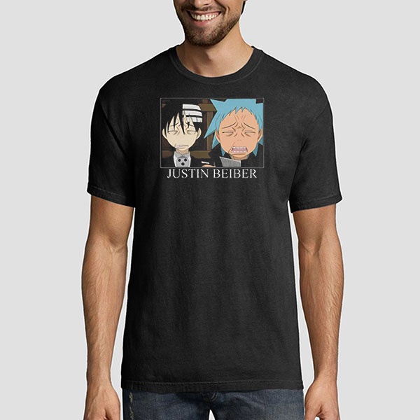Funny Justin Bieber Soul Eater Shirt 1 Funny Justin Bieber Soul Eater Shirt
