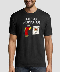 Funny Memorial National Lost Sock Day Shirt