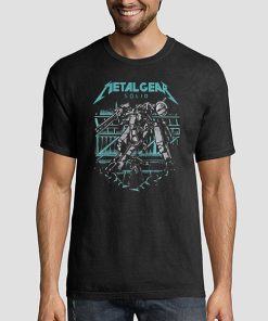 T shirt Black Heavy Metal Gear Solid Sweatshirt
