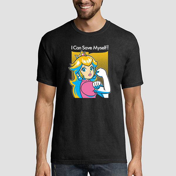 I Can Save Myself Princess Peach Shirt 1 I Can Save Myself Princess Peach Shirt