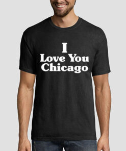 Letter Logo I Love You Chicago Tshirt