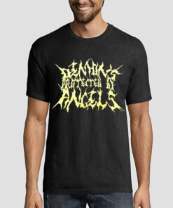 Metal Logo Velone X Nav Demons Protected by Angels Shirt