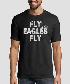 T shirt Black Philadelphia Fly Eagles Fly Sweatshirt