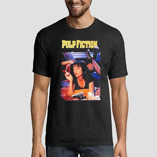T shirt Black Pulp Fiction Sooners Sweatshirt