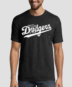 Retro Logo Raiders Dodgers Shirt