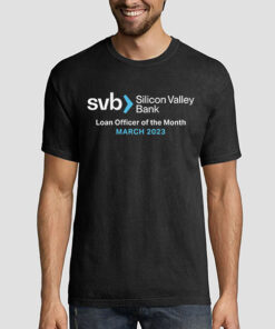 Silicon Valley Bank Loan Officer of the Month Svb Bank Run Tshirt