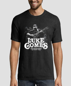 Smoke Playing Guitar Luke Combs Beer Never Broke My Heart Shirt