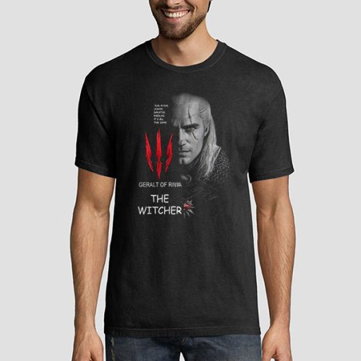 The Witcher Geralt of Rivia White Shirt