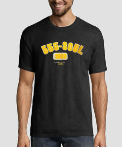 T shirt Black Triple Five Soul NYC 1989 555 Soul