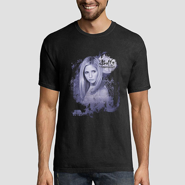 Vintage Purple Buffy the Vampire Slayer Tshirt - graphicteestore