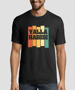 Vintage Retro Yalla Habibi Shirt