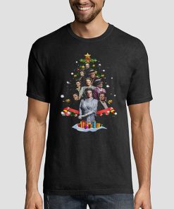 T shirt Black Violet Crawley Christmas Tree Downton Abbey Sweatshirt