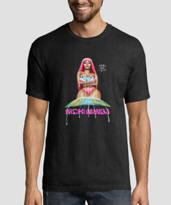 T shirt Black World Tour Nicki Minaj