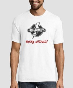 1981 Rolling Stones Rocks Wmet Chicago T Shirt