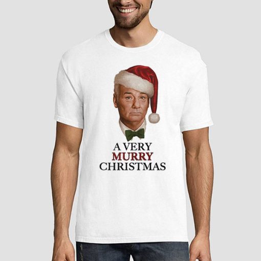 T shirt White A Very Murray Christmas Sweatshirt