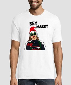 T shirt White Bey Merry Christmas Beyonce Christmas Sweatshirt