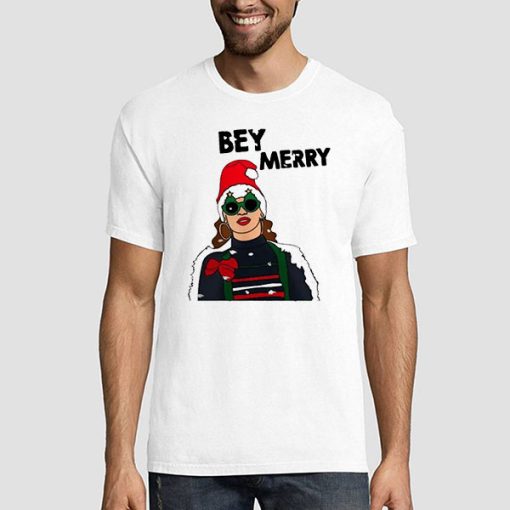 T shirt White Bey Merry Christmas Beyonce Christmas Sweatshirt